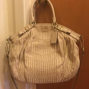Coach Madison Gathered Leather Sophia Satchel Bag